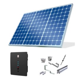 Impianto fotovoltaico completo di struttura da 4,4 kw