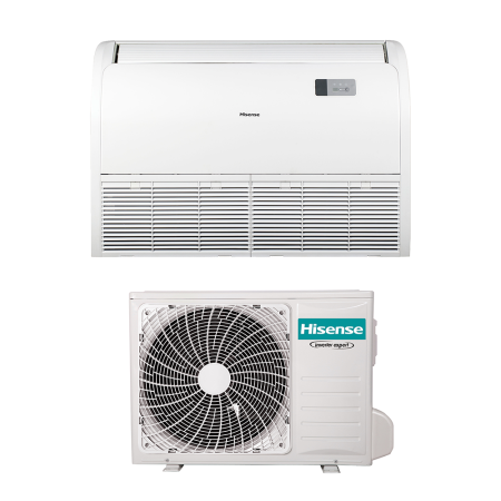 Condizionatore Hisense Serie Super Inverter Pavimento Soffitto 36000 Btu AUV105UR4RC8 A++ in R-32