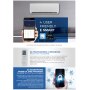 Condizionatore dual split con inverter da 9000+12000 Gree Pular Wifi in A++ con R32 GWHD(18)NK6OO