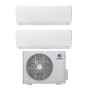 Condizionatore dual split con inverter da 9000+9000 Gree Pular Wifi in A++ con R32 GWHD(14)NK6OO