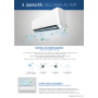 Condizionatore dual split con inverter da 9000+9000 Gree Pular Wifi in A++ con R32 GWHD(14)NK6OO