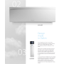 Climatizzatore Daikin Inverter serie Emura Silver III dual split da 12000+18000 Btu R32 A+++ 2MXM50A