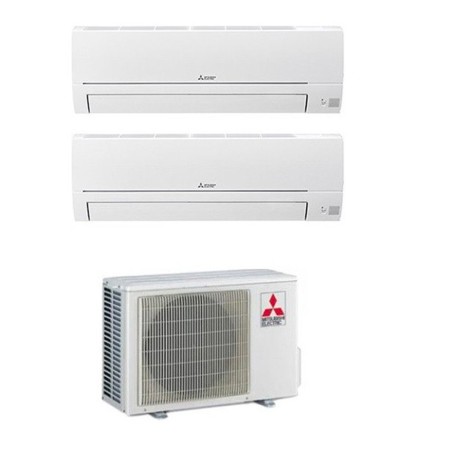 Climatizzatore Mitsubishi BT dual split 7000+9000 btu con inverter in R32 WI-FI incluso in A++ MXZ-2F33VF3