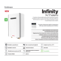 Scaldabagno Scaldino a Gas Rinnai Infinity 17e Flusso Forzato 17 Lt da Esterno ErP Gpl