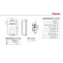 Scaldabagno Scaldino a Gas Rinnai Infinity 17e Flusso Forzato 17 Lt da Esterno ErP Gpl