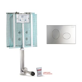 Cassetta di scarico da incasso Pucci ECO 9 l - 4 l con placca 80130559