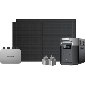 Impianto fotovoltaico da balcone ECOFLOW PowerStream microinverter grid tie pannelli solari 800W Wi-fi centralina DELTA MAX