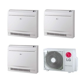 Climatizzatore a console LG trial split da 9000+9000+12000 btu UQ09F+UQ12F inverter con R32 in A+++ MU3R19