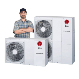 Prima accensione per pompa di calore LG Therma V con garanzia 24 mesi