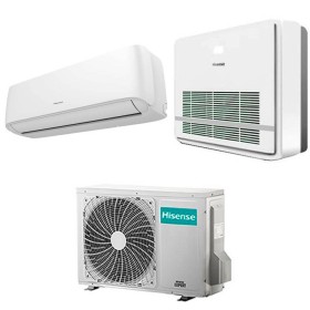 Condizionatore con inverter dual split Console Hisense Hi Comfort e AKT26 9000+12000 Btu R32 in A++
