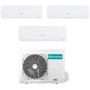 Climatizzatore Inverter Hisense IQ Plus Wi-fi Trial Split 9000+9000+12000 Btu 3AMW72U4RJC R-32 A++