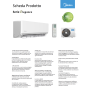 Climatizzatore Midea Elegance da 9000 btu mono split in R32 inverter in A+++ Wifi optional