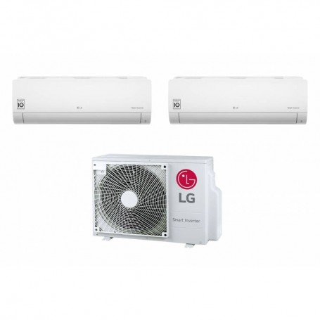 Climatizzatore LG Libero Smart wifi dual split 7000+12000 btu inverter con R32 MU2R15 in A+++