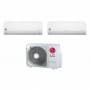 Climatizzatore LG Libero Smart wifi dual split 9000+12000 btu inverter con R32 MU2R15 in A+++