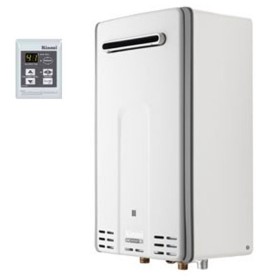 Scaldabagno Scaldino a Gas Rinnai Infinity 28e Flusso Forzato 28 Lt da Esterno Uso Professionale ErP Metano