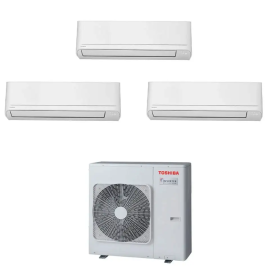 Climatizzatore Toshiba New Seiya trial split 13000+13000+13000 Btu RAS-3M26G3AVG-E inverter in R32 in A+++