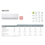 Climatizzatore Toshiba New Seiya dual split 10000+13000 Btu RAS-2M18G3AVG-E inverter in R32 in A+++