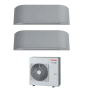 Climatizzatore Toshiba Haori dual split 13000+13000 Btu RAS-2M18G3AVG-E inverter in R32 in A+++ Wifi
