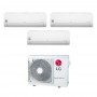Climatizzatore LG Libero Smart wifi trial split 9000+9000+9000 btu inverter con R32 MU3R19