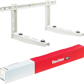 Staffa per condizionatori regolabile con mensola Fischer Klima Klick 465