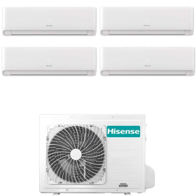 Climatizzatore Inverter Hisense Ecosense Wi-fi Quadri Split 9000+9000+9000+12000 Btu 5AMW105U4RQC R-32 A++