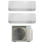 Condizionatore dual split Daikin Perfera all seasons 9000+15000 btu WiFi con inverter in A+++ e gas R32 2MXM50A