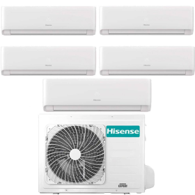 Climatizzatore Inverter Hisense Ecosense Wi-fi Penta Split 7000+7000+7000+9000+9000 Btu 5AMW125U4RTA R-32 A++