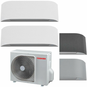 Climatizzatore Toshiba Haori dual split 10000+13000 Btu RAS-2M18G3AVG-E inverter in R32 in A+++ Wifi