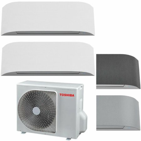 Climatizzatore Toshiba Haori dual split 10000+13000 Btu RAS-2M18G3AVG-E inverter in R32 in A+++ Wifi