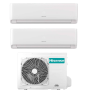 Climatizzatore Inverter Hisense Ecosense Wi-fi Dual Split 18000+18000 Btu 3AMW72U4RJC R-32 A++