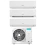 Climatizzatore Energy Ultra Hisense trial split 9000+9000+9000 btu inverter con wifi 3AMW52U4RJC in A++