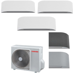 Climatizzatore Toshiba Haori trial split 7000+7000+10000 7+7+10 Btu RAS-3M18G3AVG-E inverter in R32 in A+++