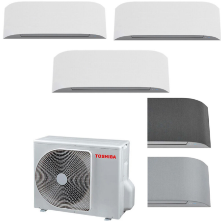Climatizzatore Toshiba Haori trial split 7000+7000+10000 7+7+10 Btu RAS-3M18G3AVG-E inverter in R32 in A+++