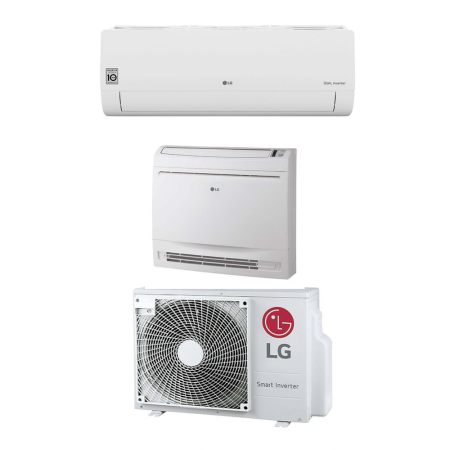 Climatizzatore LG dualsplit inverter Libero smart console 9000 + 12000 btu in R32 MU2R15 A+++
