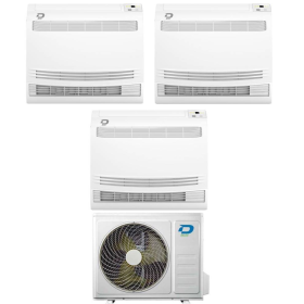 Climatizzatore console Diloc trial split 9000+9000+9000 btu Wifi Inverter D.OVER321 A++ R-32