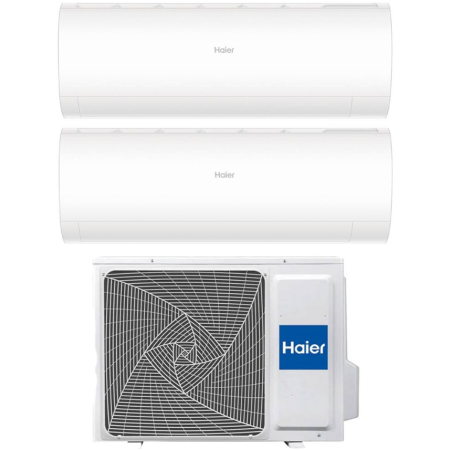 Climatizzatore Dual Split Haier Pearl Wifi 9000+12000 Btu inverter R32 2U40S2SM1FA A++