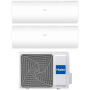 Climatizzatore Dual Split Haier Pearl Wifi 9000+12000 Btu inverter R32 2U40S2SM1FA A++