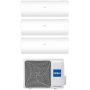 Climatizzatore Trial Split Haier Pearl Wifi 9000+12000+12000 Btu inverter R32 3U70S2SR5FA A+++