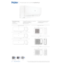 Climatizzatore Dual Split Haier Flexis Plus White Wifi 9000+12000 Btu inverter R32 2U40S2SM1FA A+++