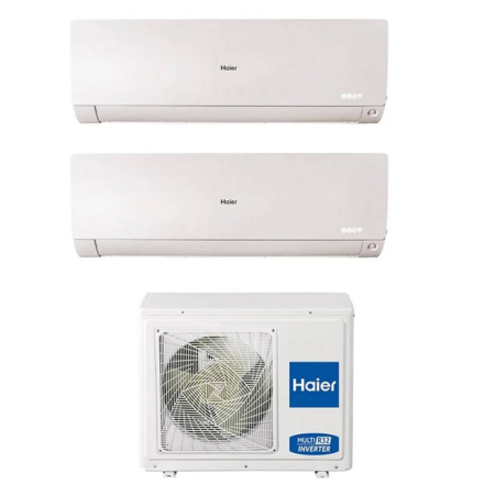 Climatizzatore Dual Split Haier Flexis Plus White Wifi 9000+9000 Btu inverter R32 2U50S2SM1FA-3 A+++