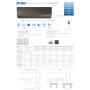 Climatizzatore Dual Split Haier Flexis Plus White Wifi 9000+9000 Btu inverter R32 2U50S2SM1FA-3 A+++