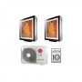 Condizionatore LG Dual Split Art Cool Gallery 12+12 12000+12000 Btu Inverter A+++ MU3R21 WIFI ready