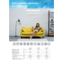 Climatizzatore Inverter Diloc Over Silver trial split 9000+9000+12000 Btu D.Over321 R 32 A+++ Wi-fi Integrato