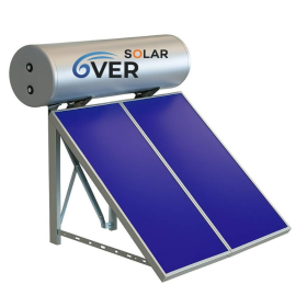 Pannello solare termico Over Solar 300 lt circolazione naturale da 4.56 mq per Tetto Piano e a Falde