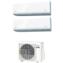 Climatizzatore dual split Fujitsu KN da 7000+9000 btu Wi-fi inverter R32 A++ AOEG18KBCA2