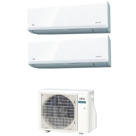 Climatizzatore dual split Fujitsu KN da 7000+12000 btu Wi-fi inverter R32 A++ AOEG18KBCA2