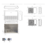 Climatizzatore pavimento soffitto Haier 18000 btu inverter A++ Gas R32 Wifi AC50S2SG2FA