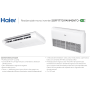 Climatizzatore pavimento soffitto Haier 12000 btu inverter A+++ Gas R32 Wifi AC35S2SG2FA