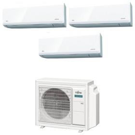 Climatizzatore trial split Fujitsu KN da 7000+9000+9000 btu Wi-fi inverter R32 A++ AOEG18KBCA3