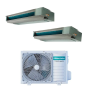 Condizionatore canalizzato dual split Hisense con inverter 18000+18000 Btu 5AMW105U4RQC A++ in R32